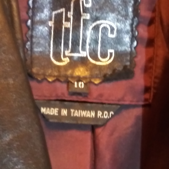 VINTAGE- Leather Coat - Picture 2 of 8